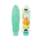 Penny Cruiser Chuck Shaka Skateboard, Unisex, Erwachsene, Mehrfarbig (Mehrfarbig), 55,8 cm