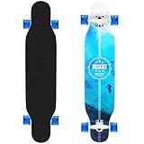 WeSkate 42 Zoll Freeride Longboard 8 Ply Canadian Maple Downhill Skateboard Cruiser Komplett für Cruising, Carving, Tanzen, Free-Style und Downhill für Anfänger Teenager Erwachsene Männer Frauen