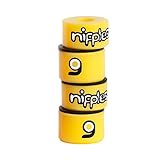 Orangatang Nipples Hard Longboard Skateboard Truck Bushings (Yellow, Set of 4)