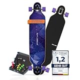 Sporterra Longboard [NEU] - Longboard Erwachsene und Kinder - Optimiert bis ins kleinste Detail für unvergessliche Abenteuer auf dem Long Board